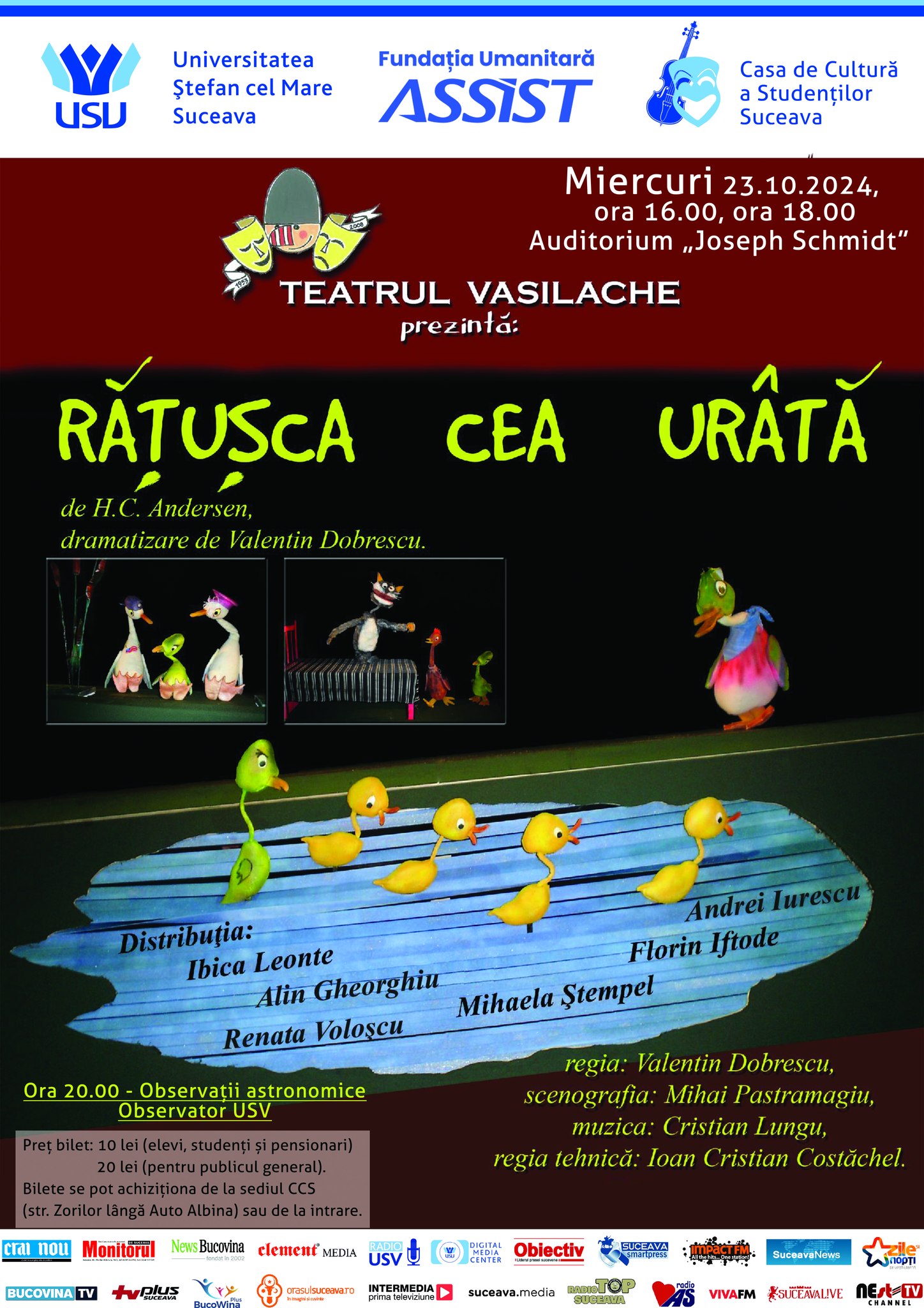 Teatru – Răţuşca Cea Urâtă