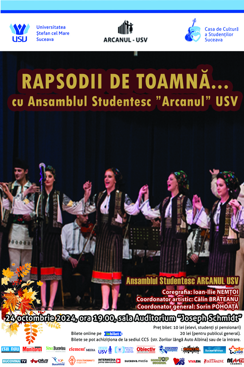 Rapsodii De Toamnă Cu Ansamblul Studențesc  Arcanul USV